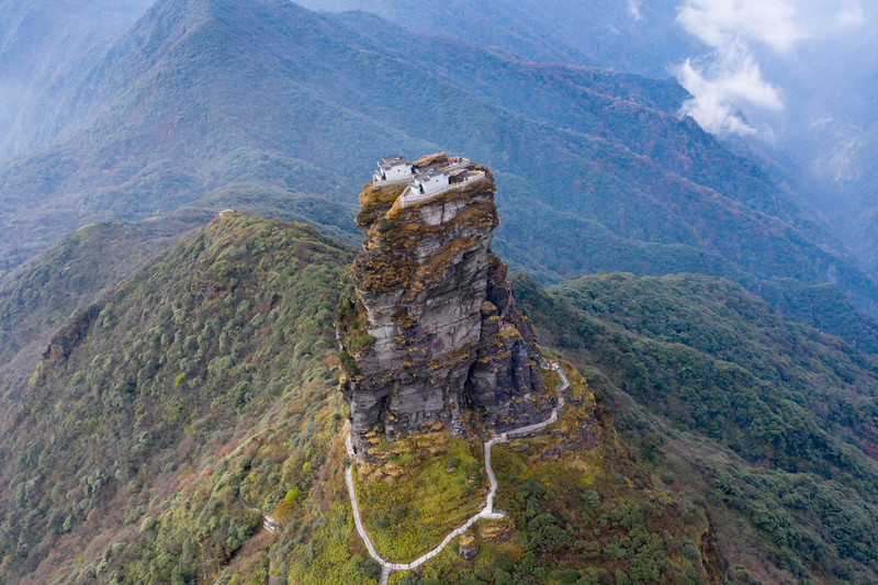 贵州梵净山14亿年前远古洪荒巨作世界自然遗产此生必爬的一座山