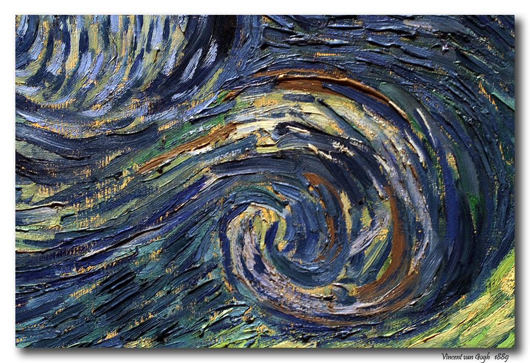 梵高油画技法研究——《星夜》