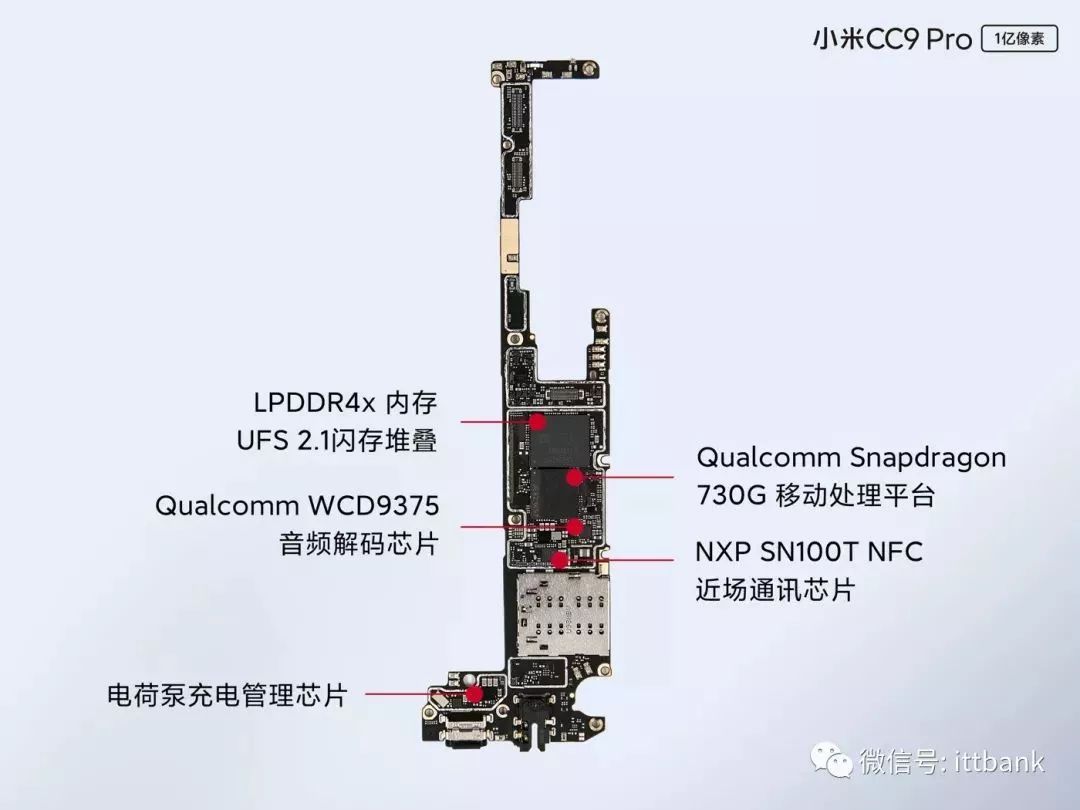 小米cc9pro官方拆解图公布