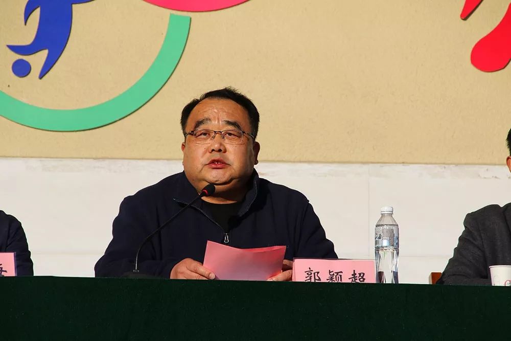 局基础教育科副科长鹿庆海,皖北经济技术学校党总支书记,校长郭颖超