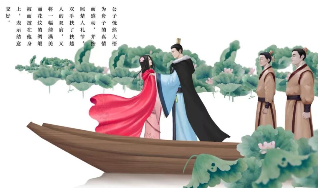 据记载:春秋时代,楚王母弟鄂君子皙在河中游玩,钟鼓齐鸣.