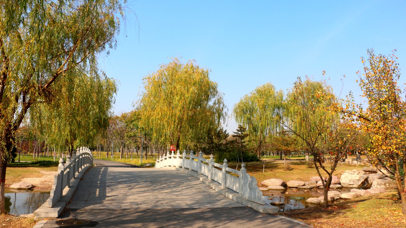 多情原创:修武县宁城公园初冬印象