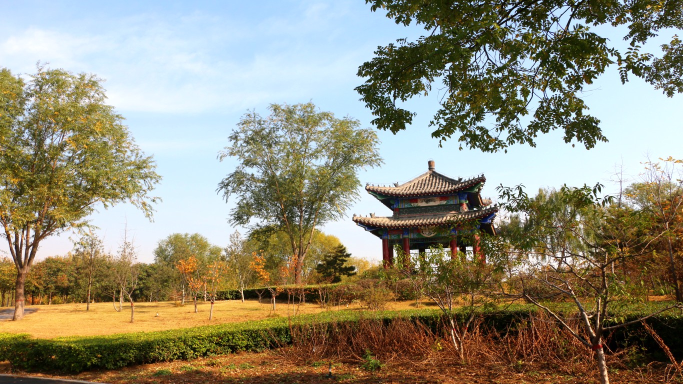 多情原创:修武县宁城公园初冬印象