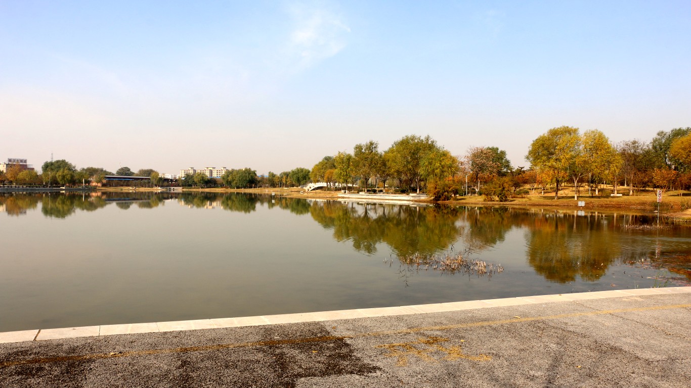 多情原创:修武县宁城公园初冬印象