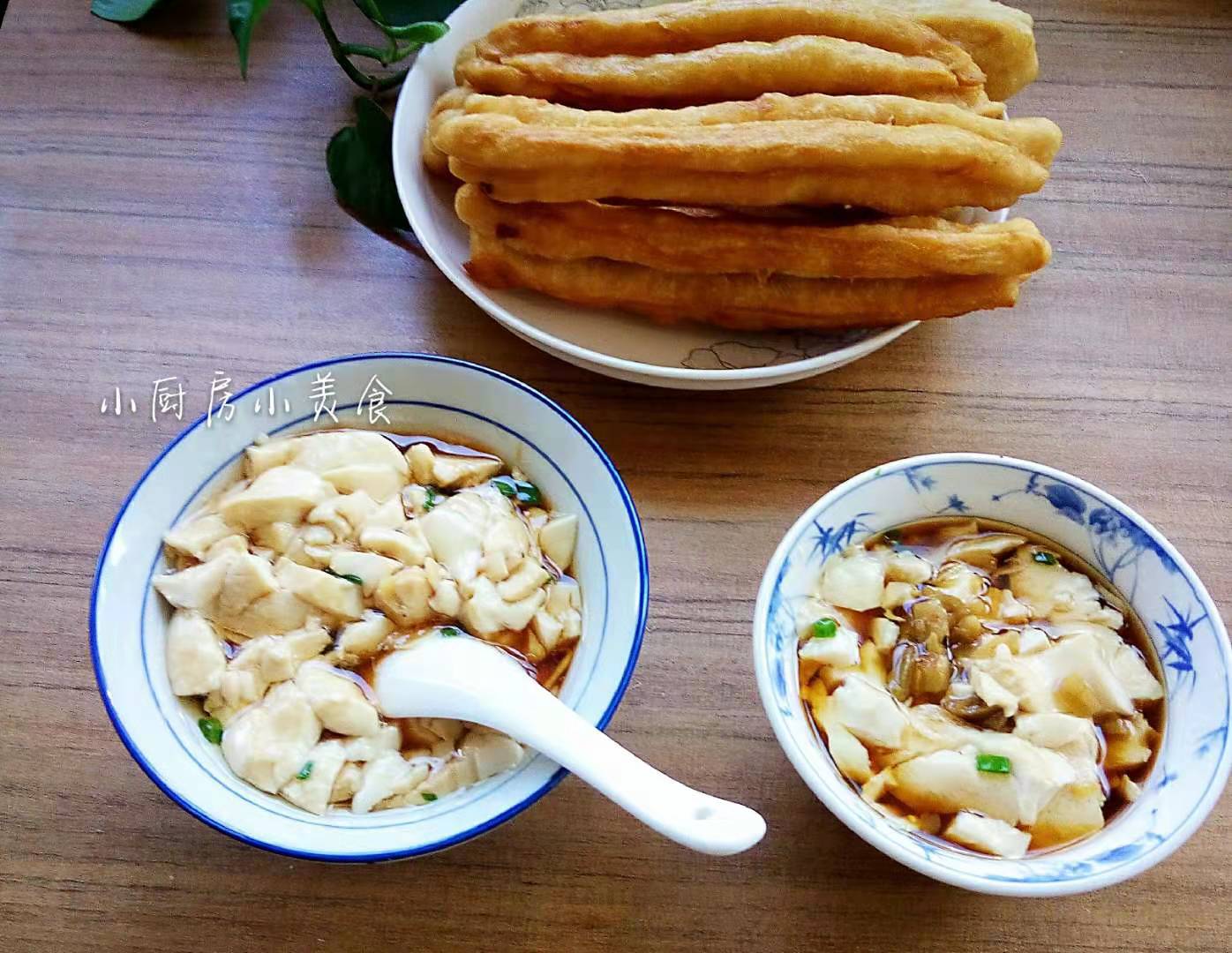 原创早餐:2分钟做好豆腐脑,3分钟炸好油条,叫外卖都没有这么快
