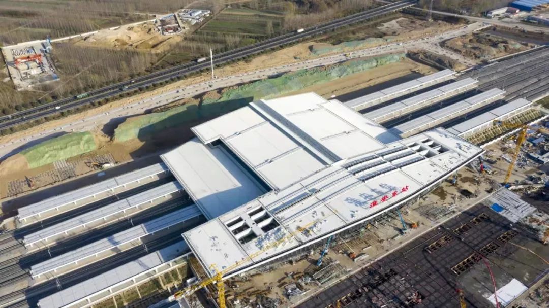 淮安东站建设快马加鞭,将施行电子客票进站!