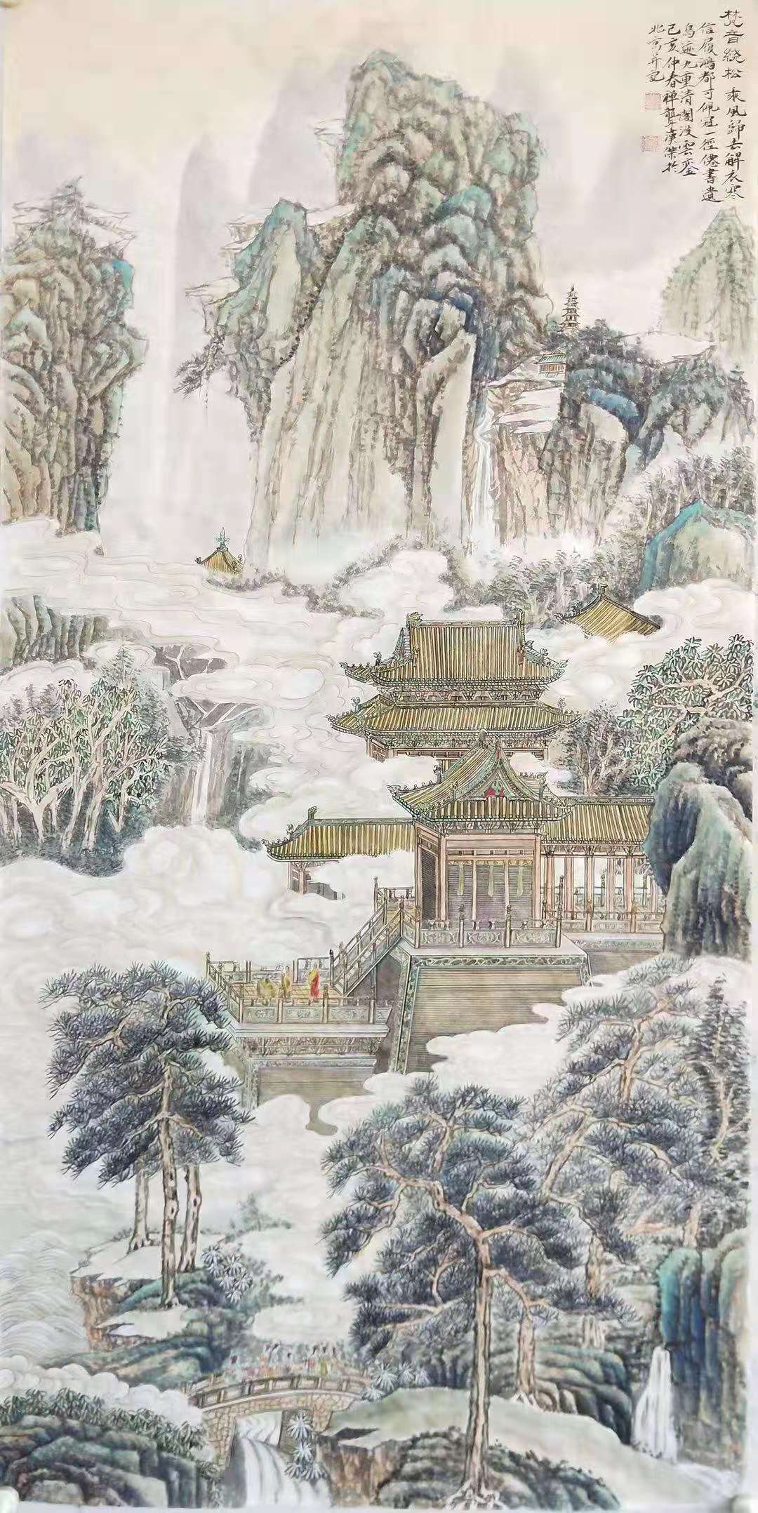 汉杰界画,传承精华_创作