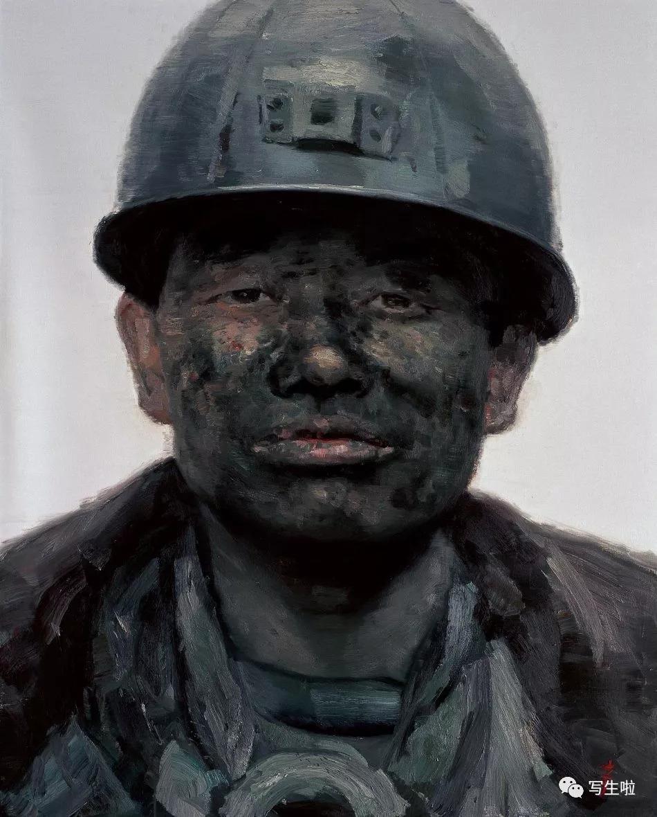 油画大家永远的肖像徐唯辛作品