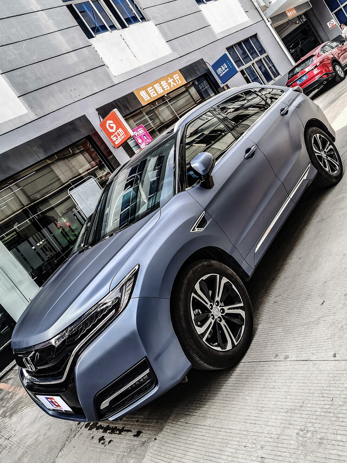 本田urv车身改色钛金格调灰rg瑞集改色膜广州总店出品