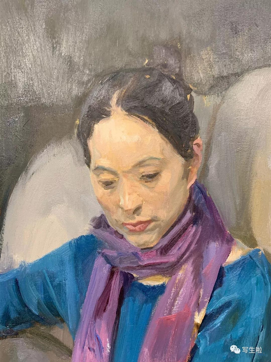 油画大家何红舟的写生附新作