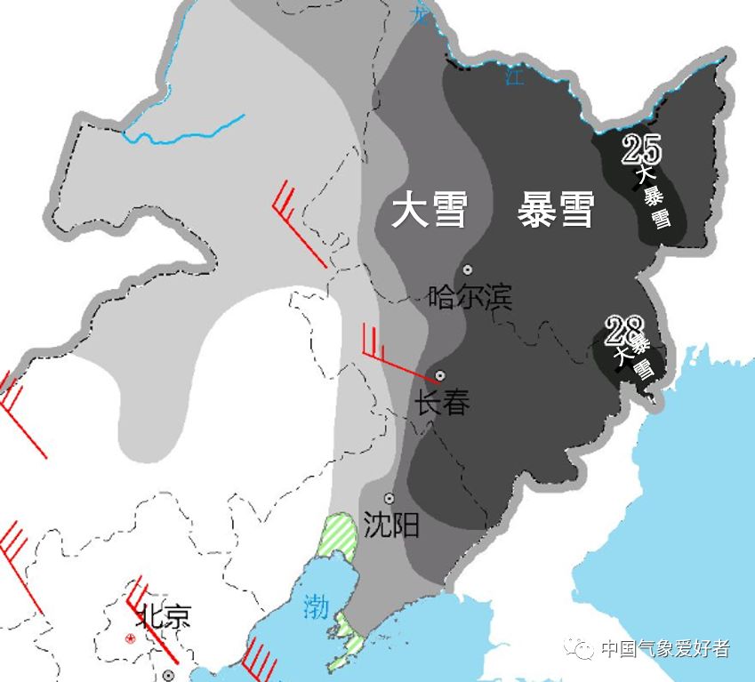 官方预报认为,11月17-18日,东北将有大范围降雪,大到暴雪范围很大