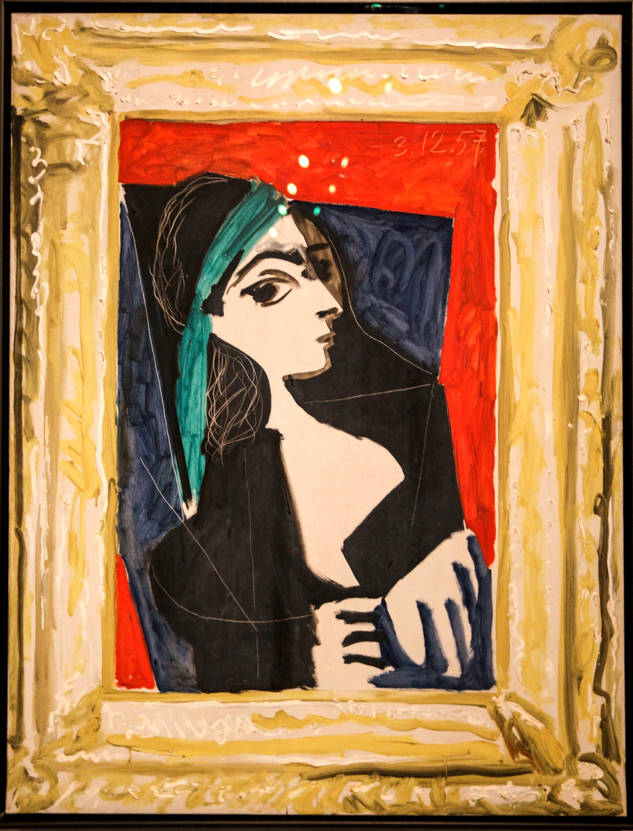 在1957年,毕加索痴迷于维拉斯开兹的杰作《宫娥》,一心想对它进行新的
