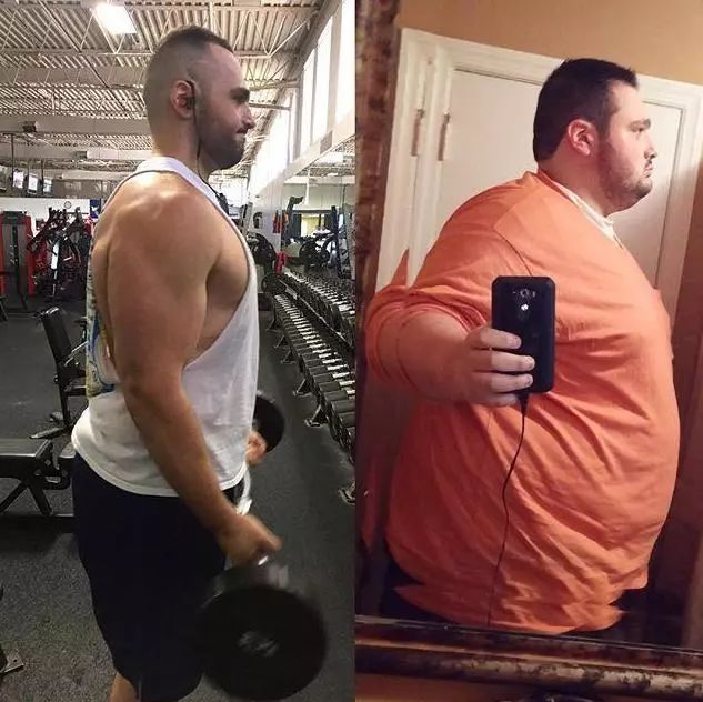 国外490斤胖小伙,通过手术健身减重300斤,逆袭成为肌肉型男