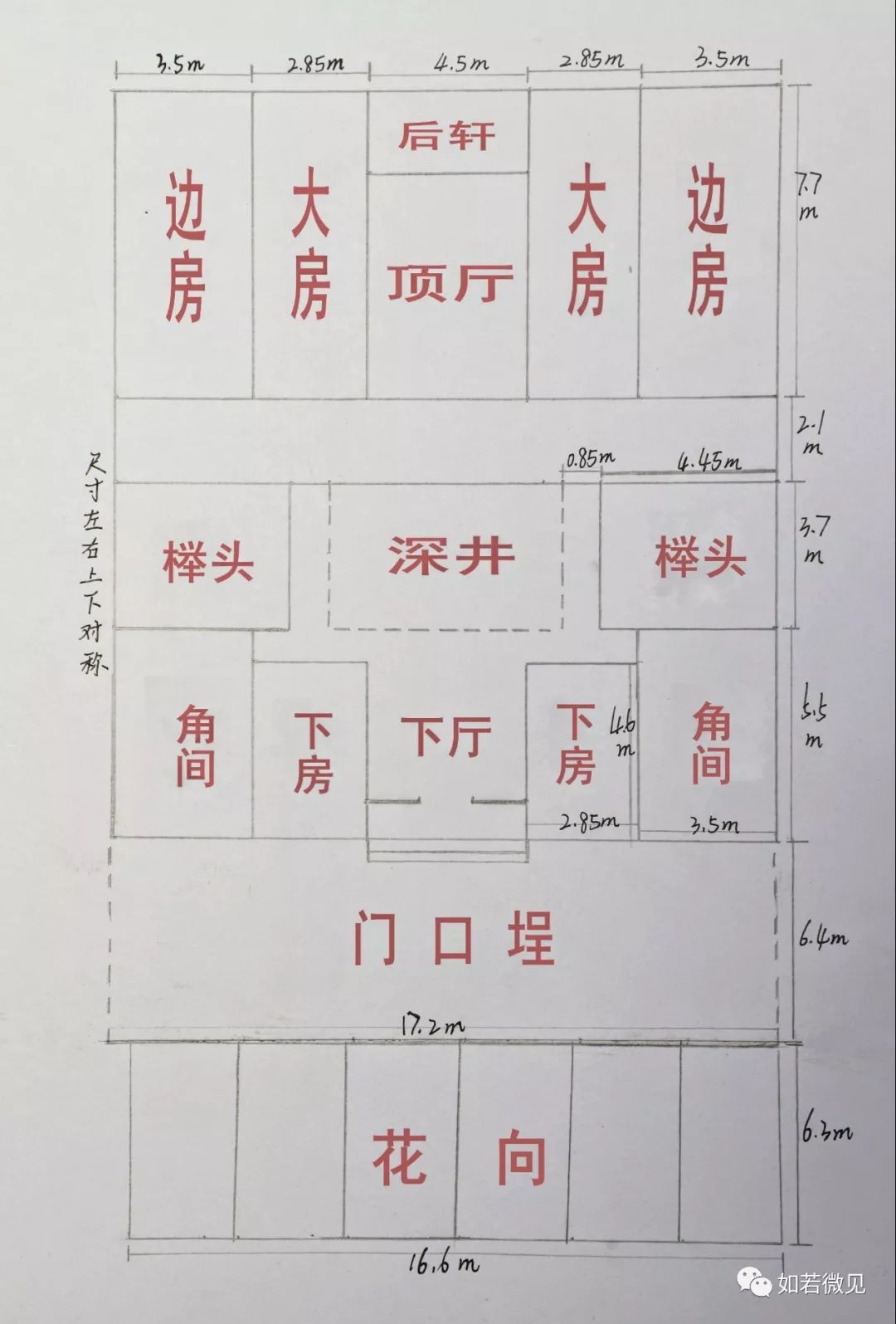 闽南古厝布局图图片