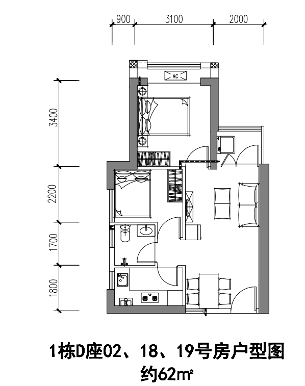 深圳凤凰英荟城户型图图片