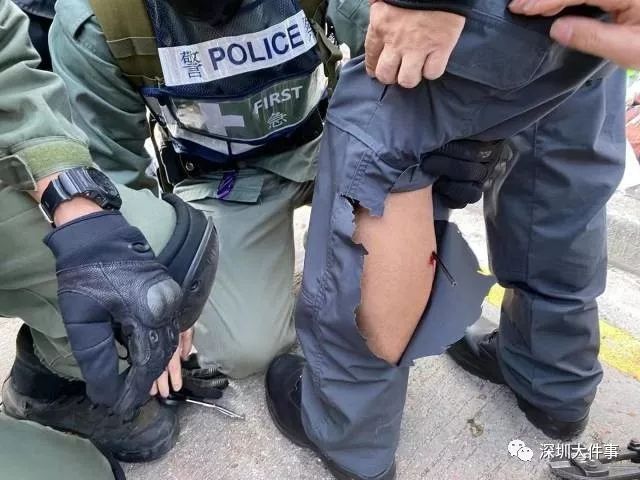 紧急通知港警切勿前往香港理工大学一带已有警员受伤