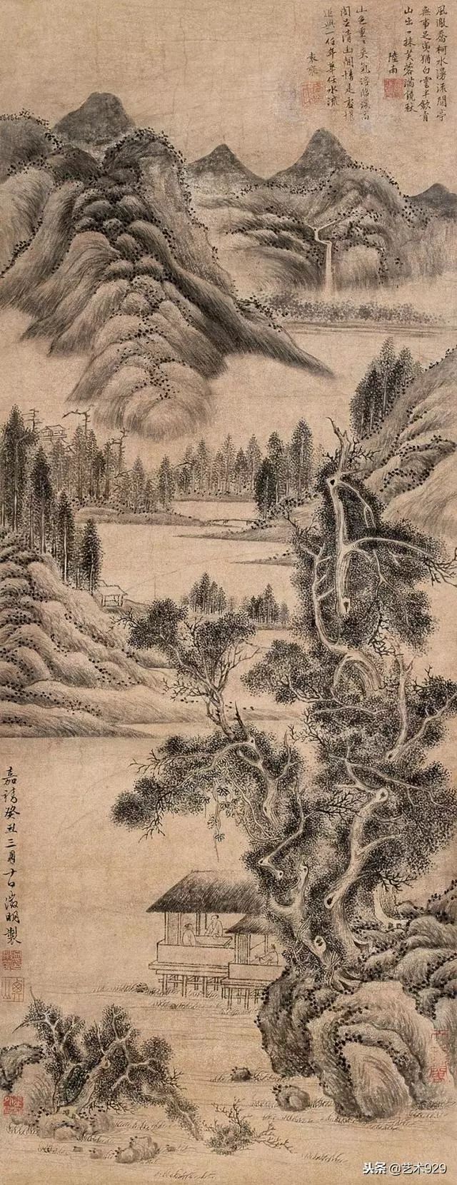 明四家之文徵明国画作品欣赏