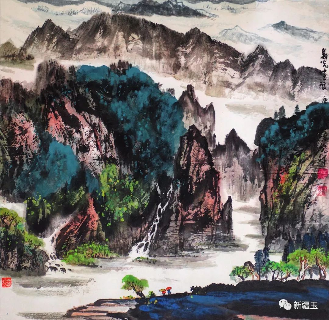 新疆山水画创作漫谈之四