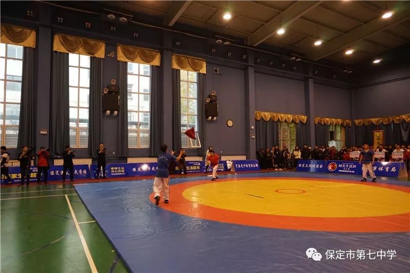 2019年同美杯保定市青少年中国式摔跤锦标赛在保定七中举办