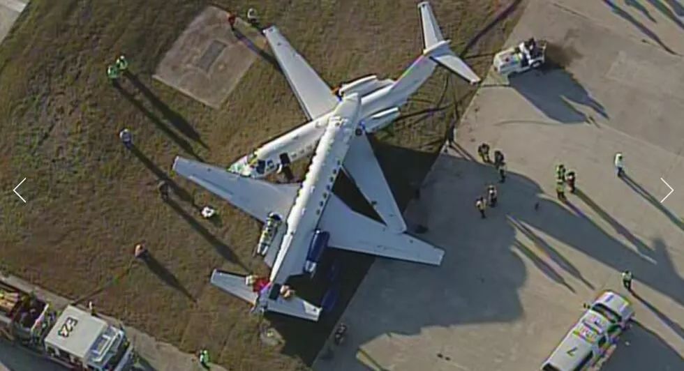 两架赛斯纳商务飞机在圣安东尼奥国际机场相撞