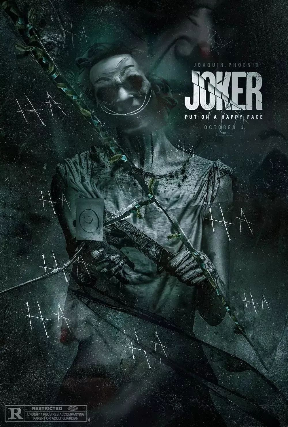 双重人格整体设计采用了扑克牌中的鬼牌小丑露出神秘微笑让人莫名凄凉