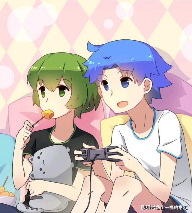 《小绿和小蓝》反套路条漫深得人心,可惜动漫化之后被媚腐耽误了_魔王