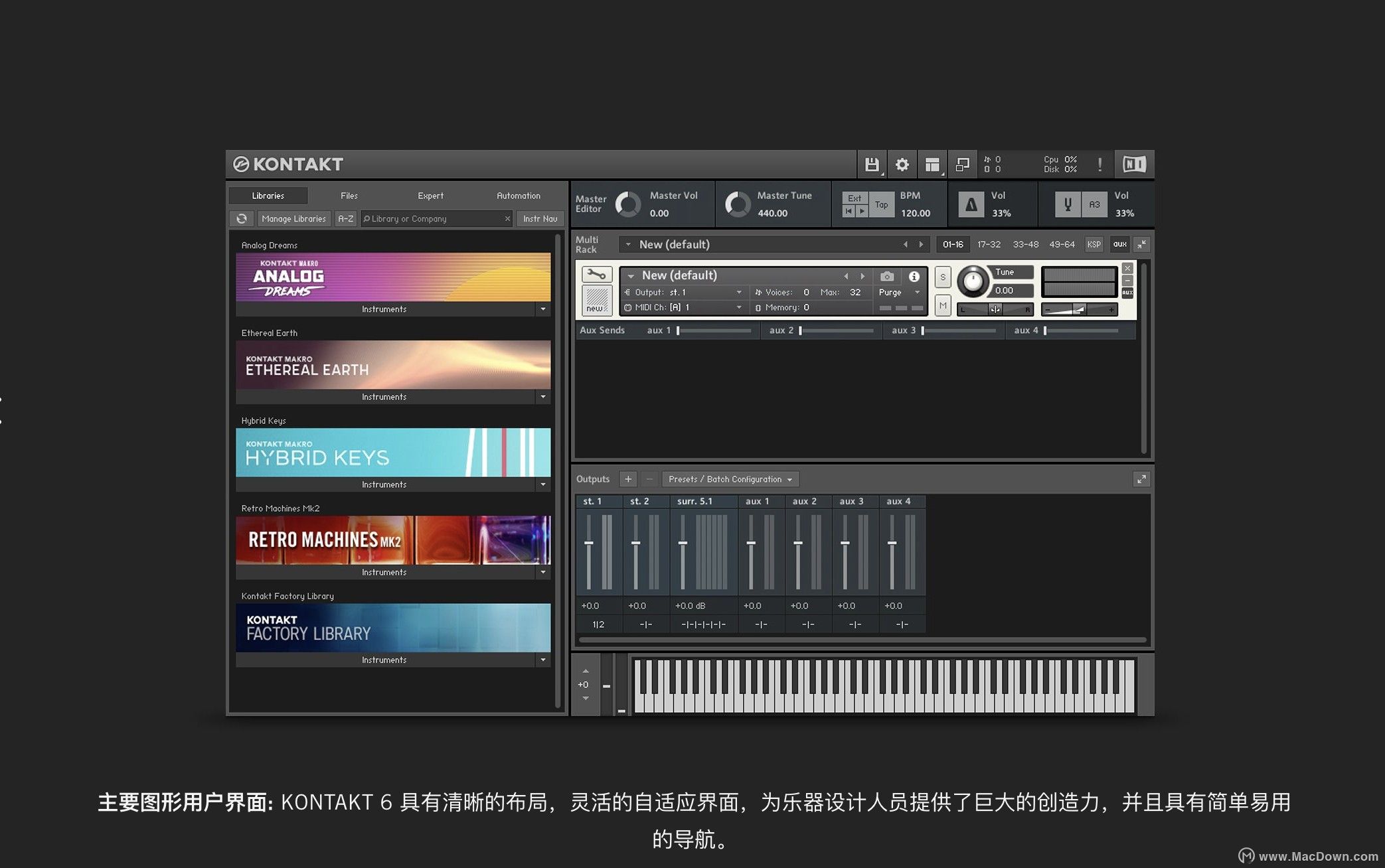 kontakt6mac音频采样器