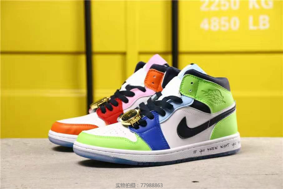 鸳鸯拼接设计大金表这双aj1真的是个性十足