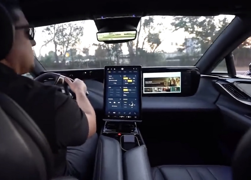 ff91内饰曝光,科技感十足,自杀门设计,卖140万还是十分良心!