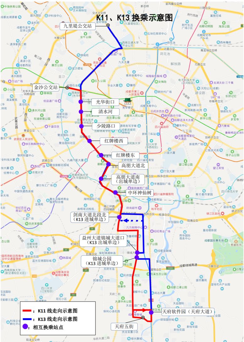 成都k6快速公交线路图图片