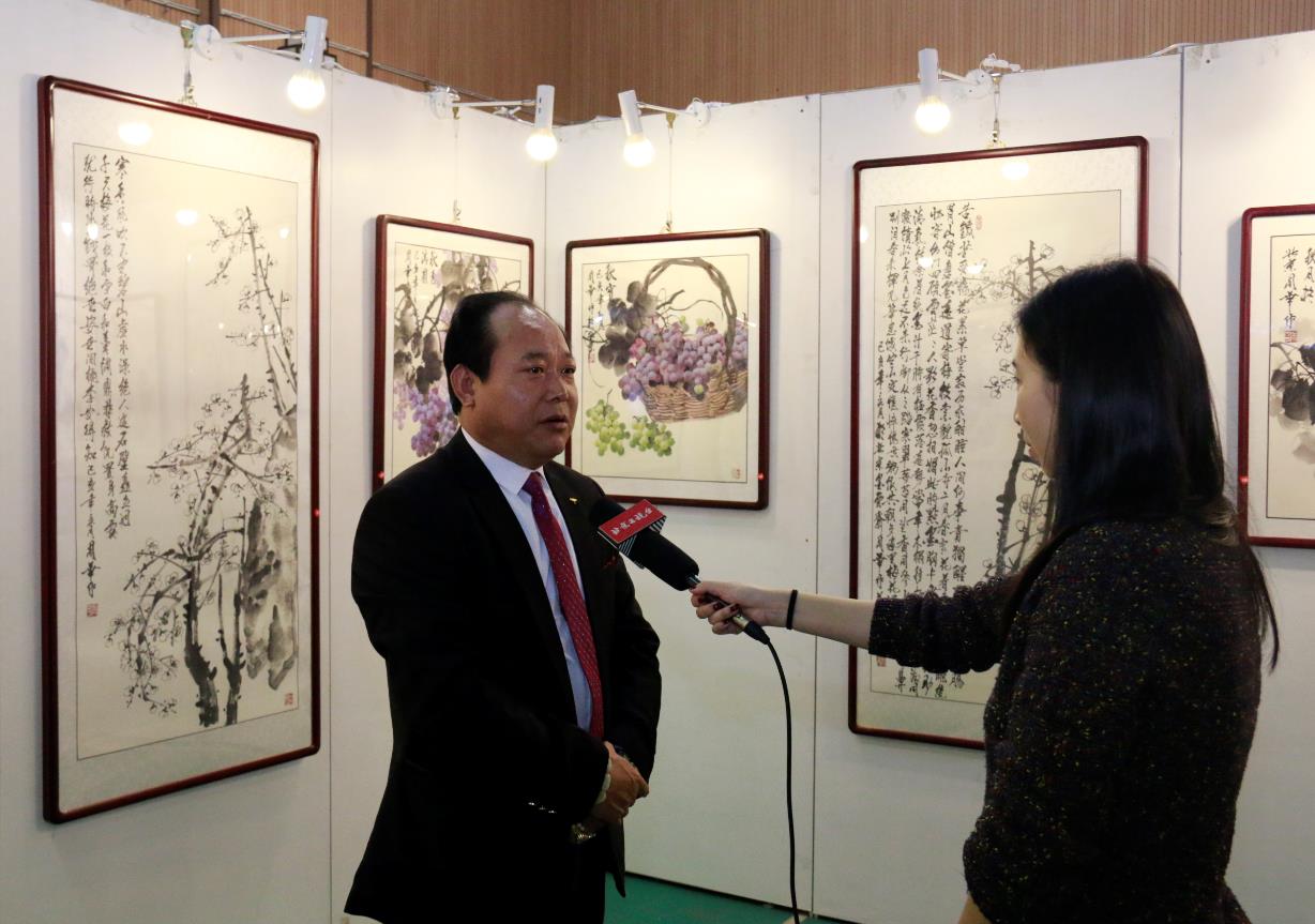 庆祝新中国成立70周年暨国礼画家周华个人书画作品展在北京举行