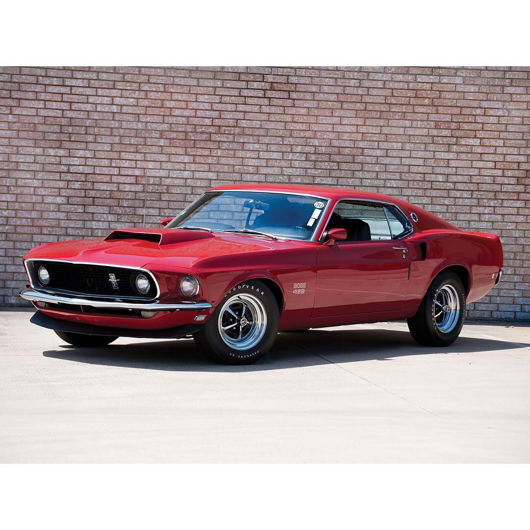拥有丰满"肌肉"的1969款福特mustang boss 429