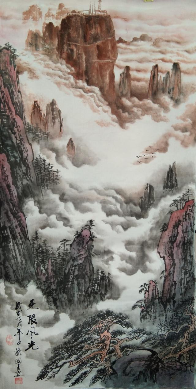 墨色滋润层次精巧画家张国生作品赏鉴