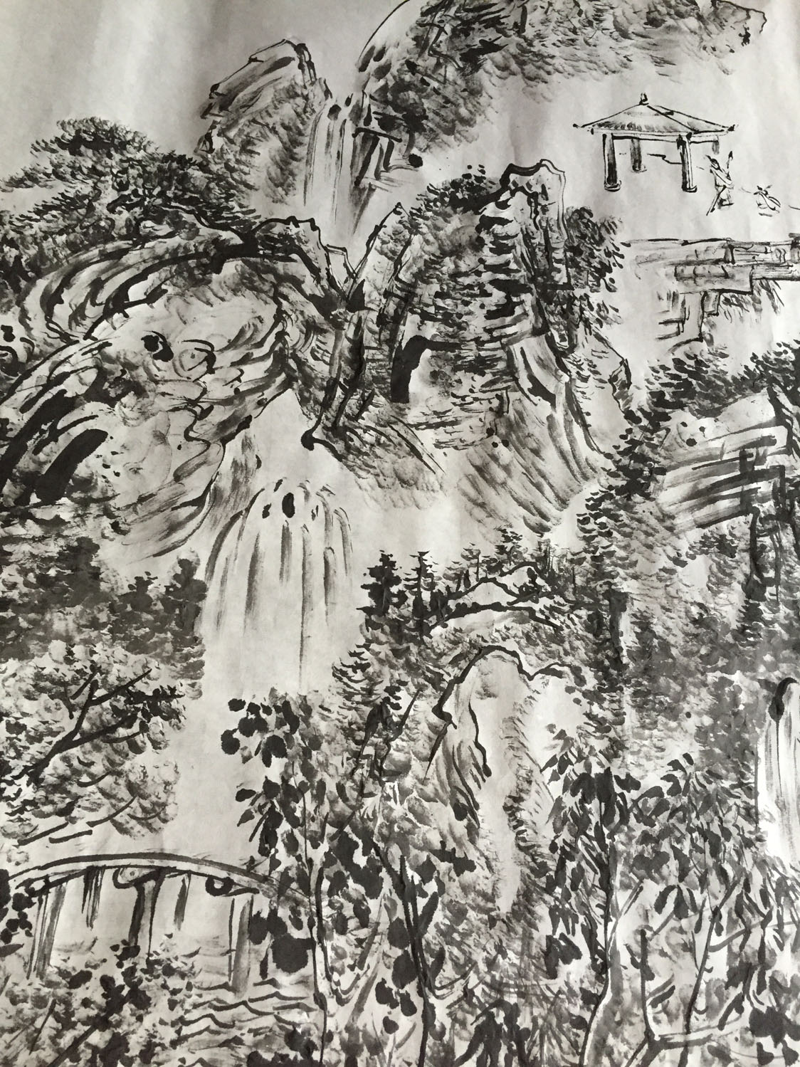著名指墨画画家王勇作品欣赏