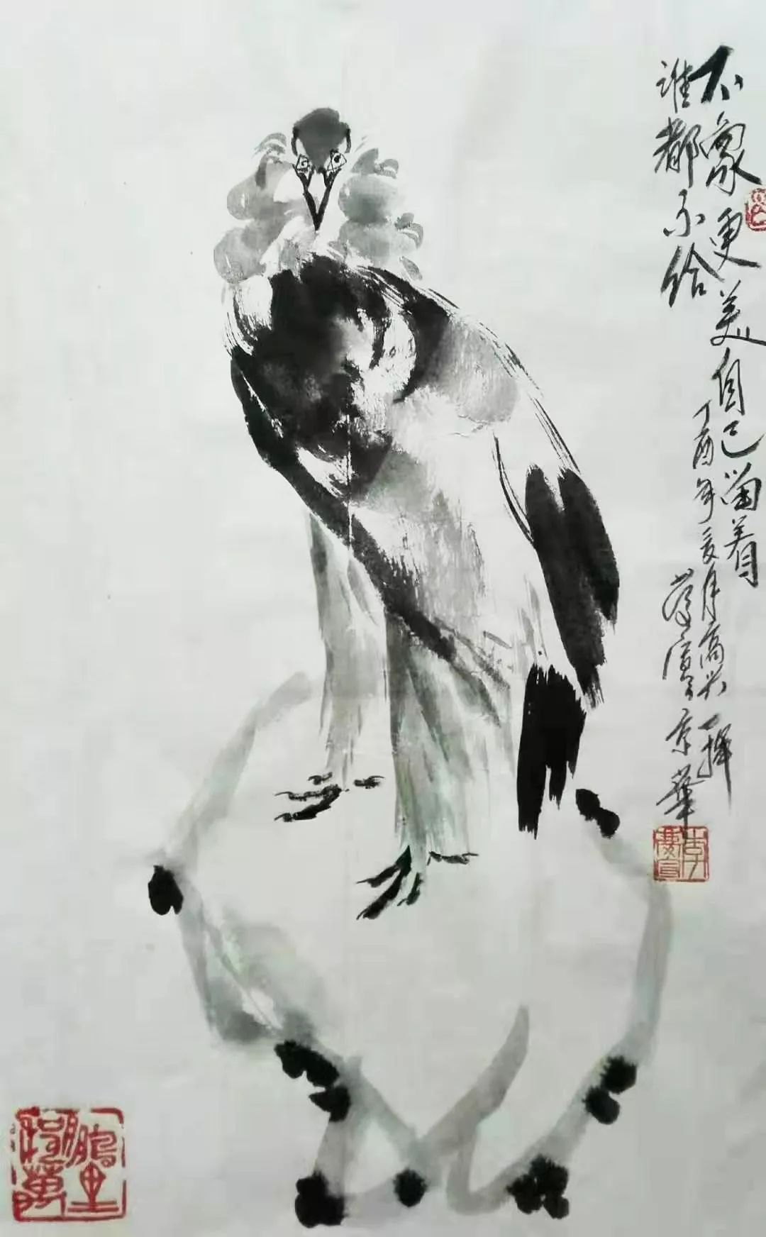 中国当代大写意画家李庆宣