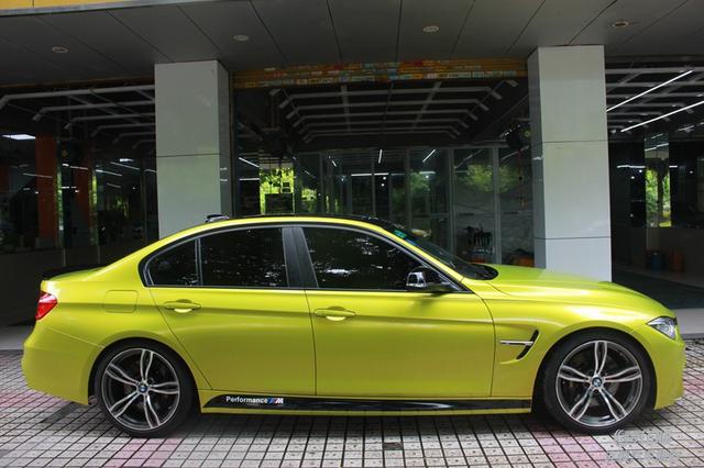 宝马3系全车改色升级糖果色,甜甜的感觉_搜狐汽车_搜狐网