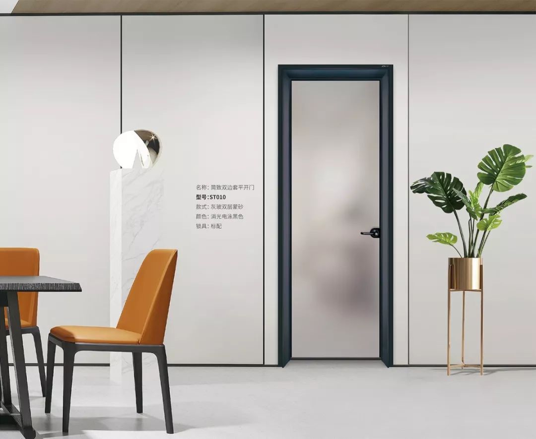致尚简致窄框平开门时尚流行的窄框线让你的家精致好几倍