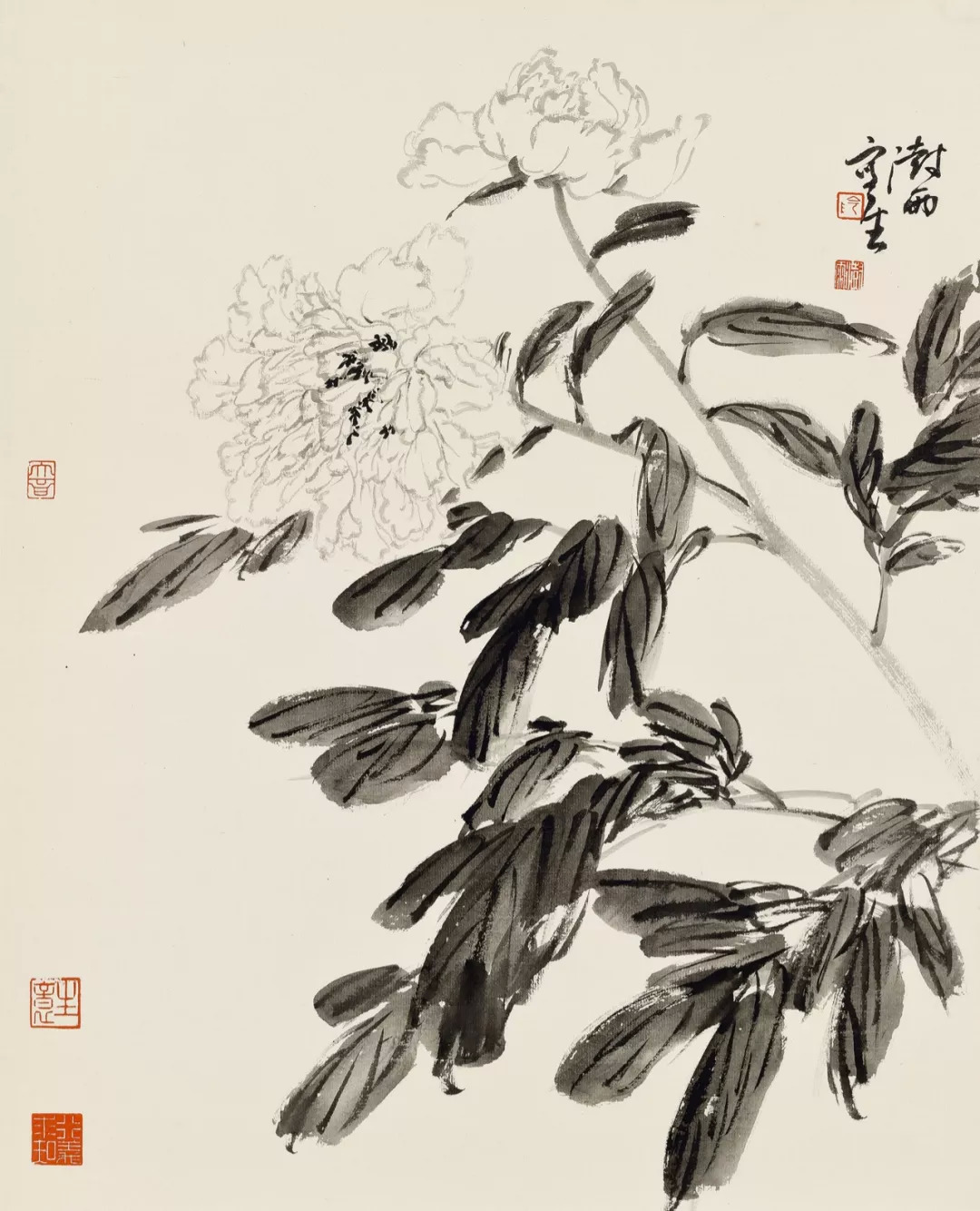 中国画家阴澍雨水墨画作品赏析