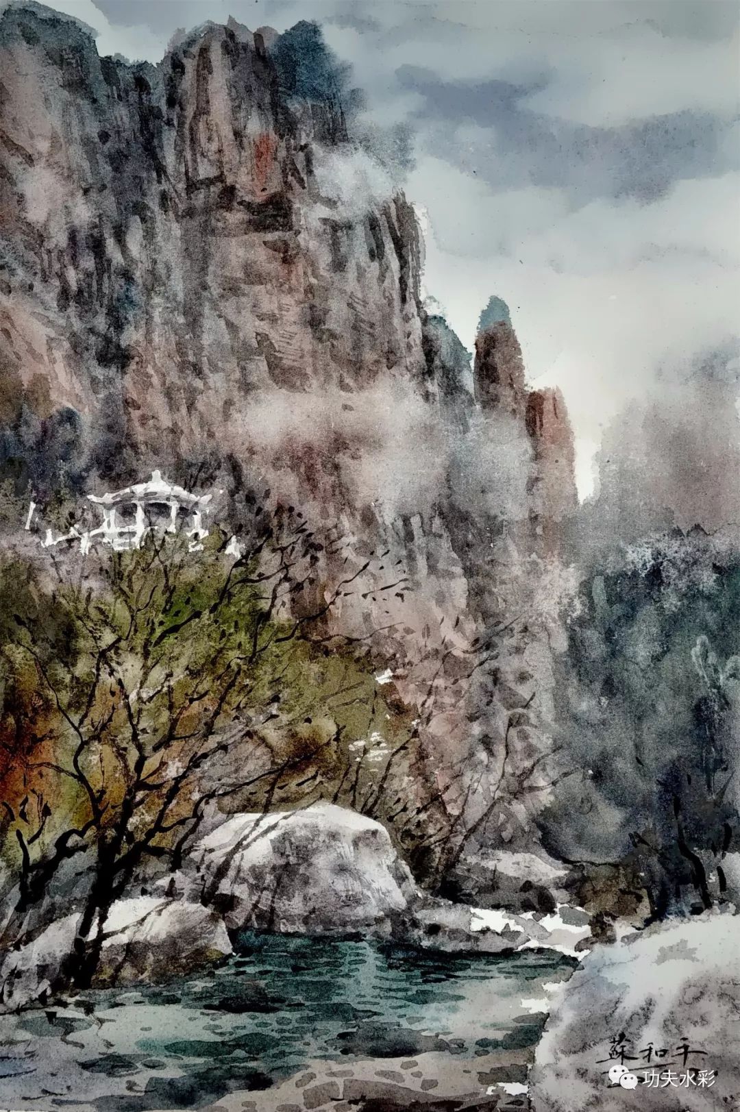 2019感知与体味|苏和平水彩画中的崂山