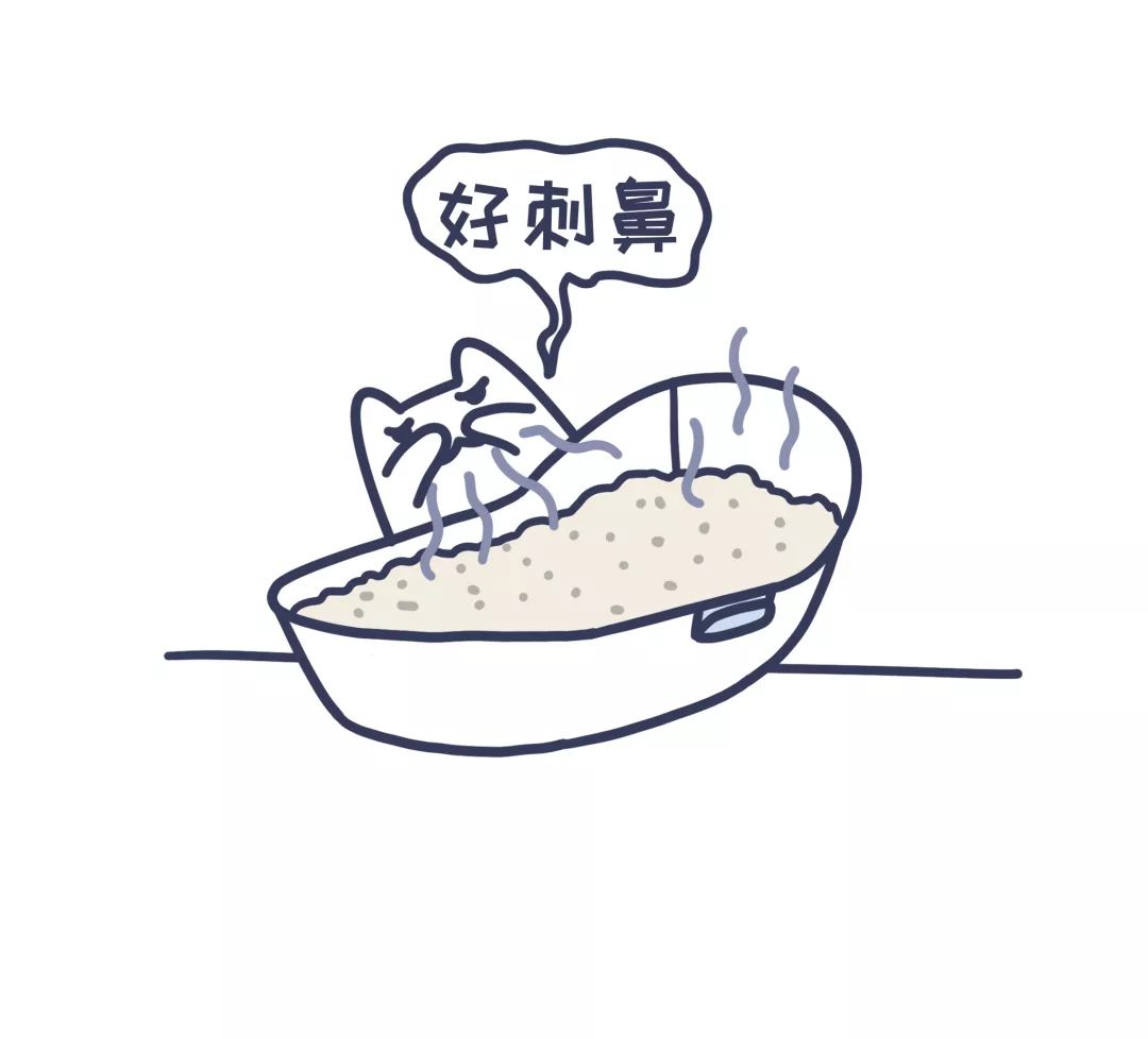 猫砂简笔画图片