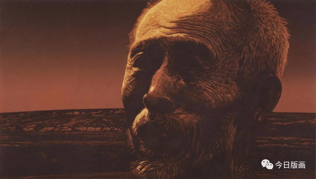 每日一画|陈超 高天厚土-俺爷(2019/11/18)|今日版画