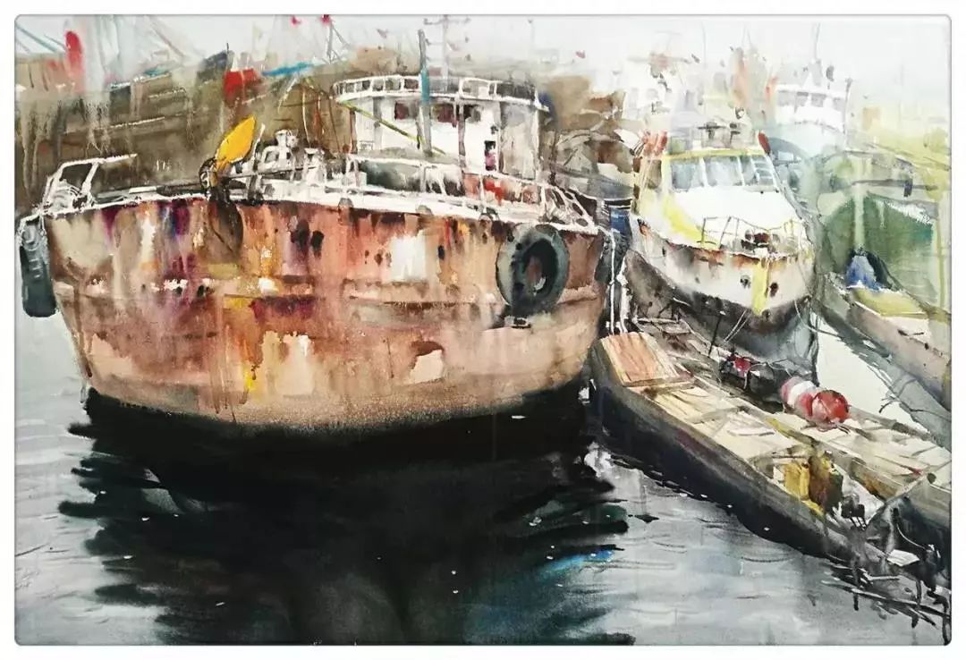 文艺展讯北部湾画风北海水彩画柳州邀请展展至11月20日止