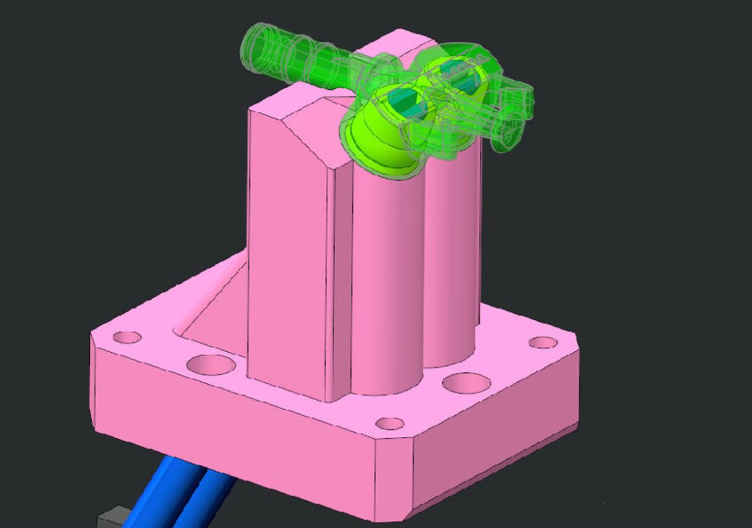 汽车配件模具的斜顶两次顶出机构