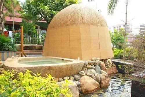 泡幸福角美地热温泉之多棱温泉