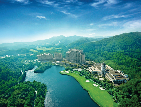 东莞观澜湖旅游度假区球场图近日,第二十届亚洲高尔夫大奖在印度隆重