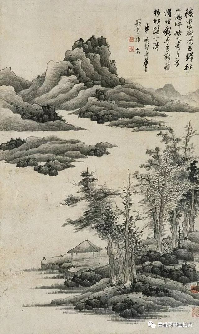 古代文人山水画的荒寒之境于画是寂远廖阔于心则一尘不染
