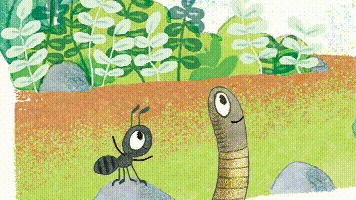 【课堂动画】蝉哥哥的歌声_蚯蚓