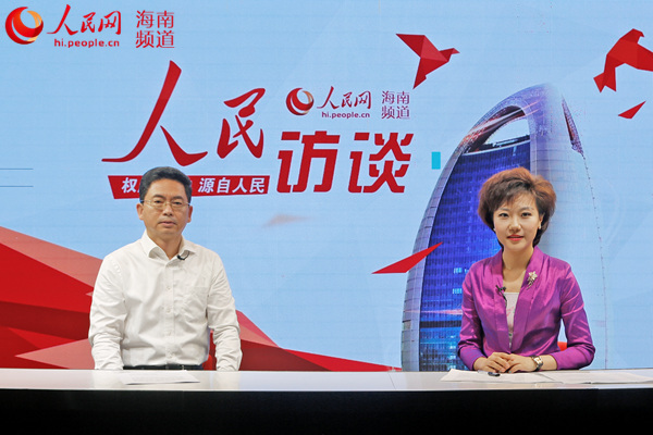 海口市人民政府副市长龙卫东做客人民网