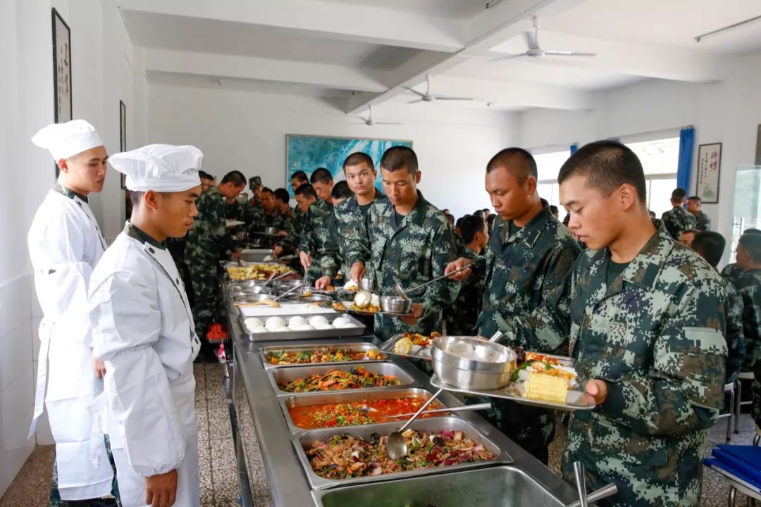 武警部队食堂图片图片