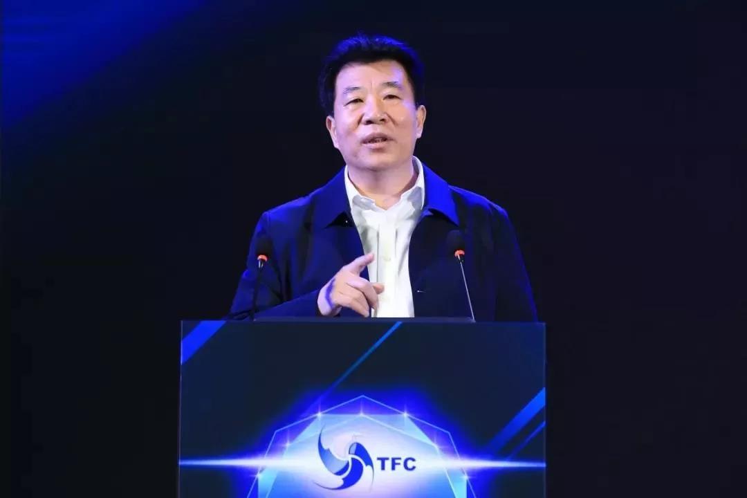 开幕式上,公安部网络安全保卫局巡视员,副局长,总工程师郭启全,天府